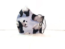 Load image into Gallery viewer, Panda Bears - -The giant panda, characterized by large, black patches around the eyes