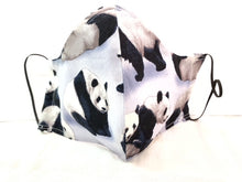 Load image into Gallery viewer, Panda Bears - -The giant panda, characterized by large, black patches around the eyes