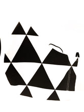 Load image into Gallery viewer, Geometric - Black & White Triangles      SOLD OUT!