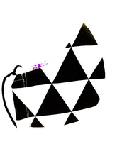 Load image into Gallery viewer, Geometric - Black &amp; White Triangles      SOLD OUT!
