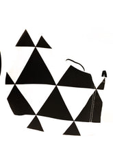 Load image into Gallery viewer, Geometric - Black &amp; White Triangles      SOLD OUT!
