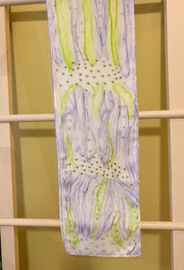 One of a kind - Hand painted 100% silk scarves